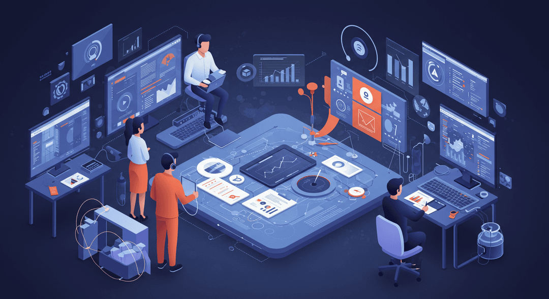customer experience manager working with a team