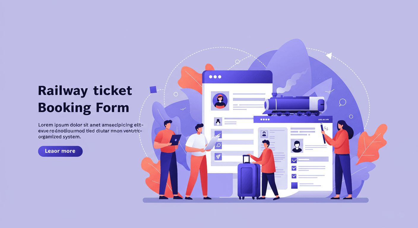 Streamline Travel with a Railway Ticket Booking Form Using BetterFeedback.ai