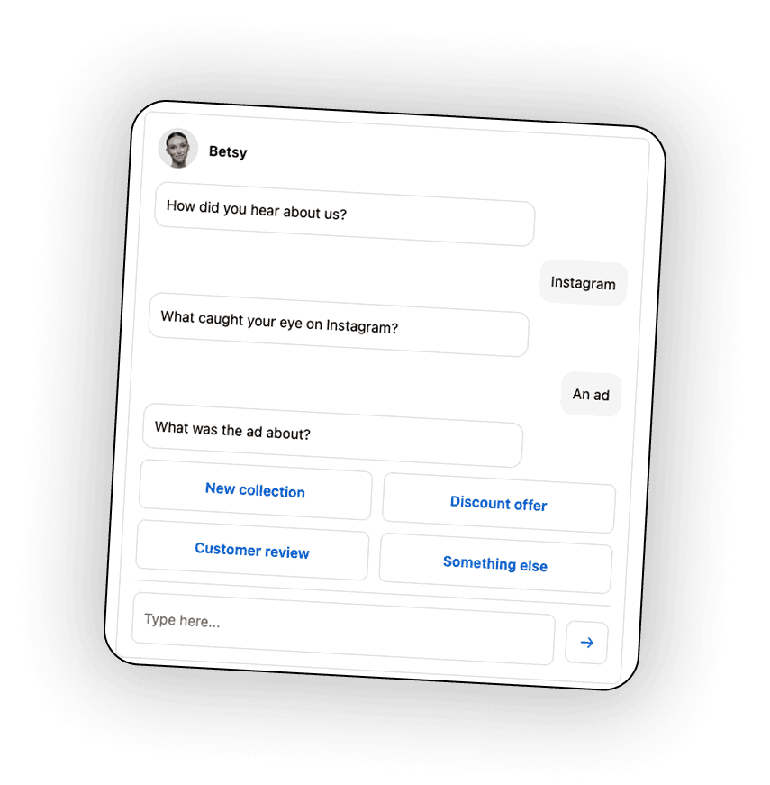 BetterFeedback AI post-purchase survey for Shopify