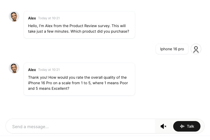 Share or embed survey