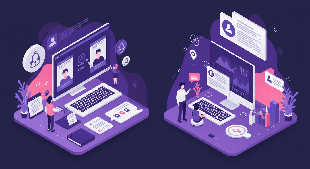 Businesswoman presenting a report to a group of colleagues in a modern office setting.