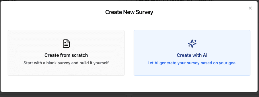 AI-Powered Survey Generation