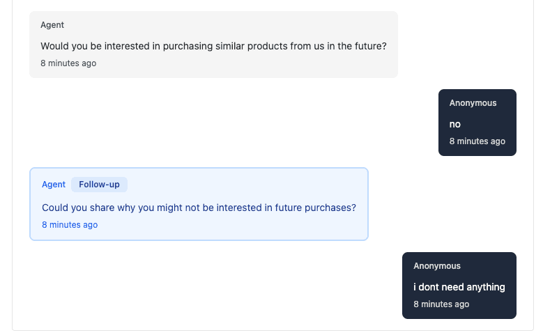 Intelligent Follow-up Questions